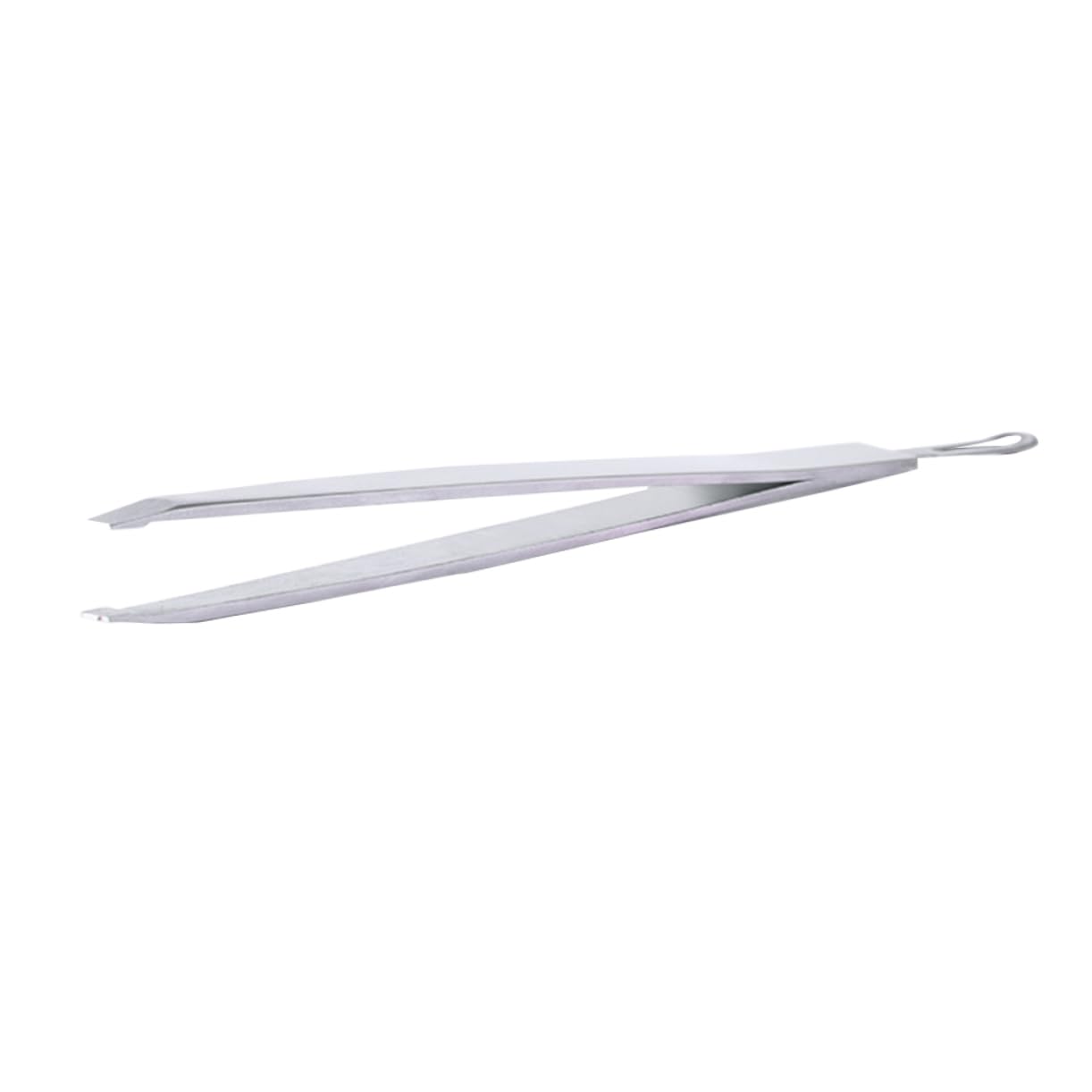 Hemoton 1pc Professional Stainless Steel Makeup Tweezers - Eyebrow, Eyelash & Facial Hair Tweezers for Precise Grooming | Perfect for Salon, Home Use & Travel Beauty Kit