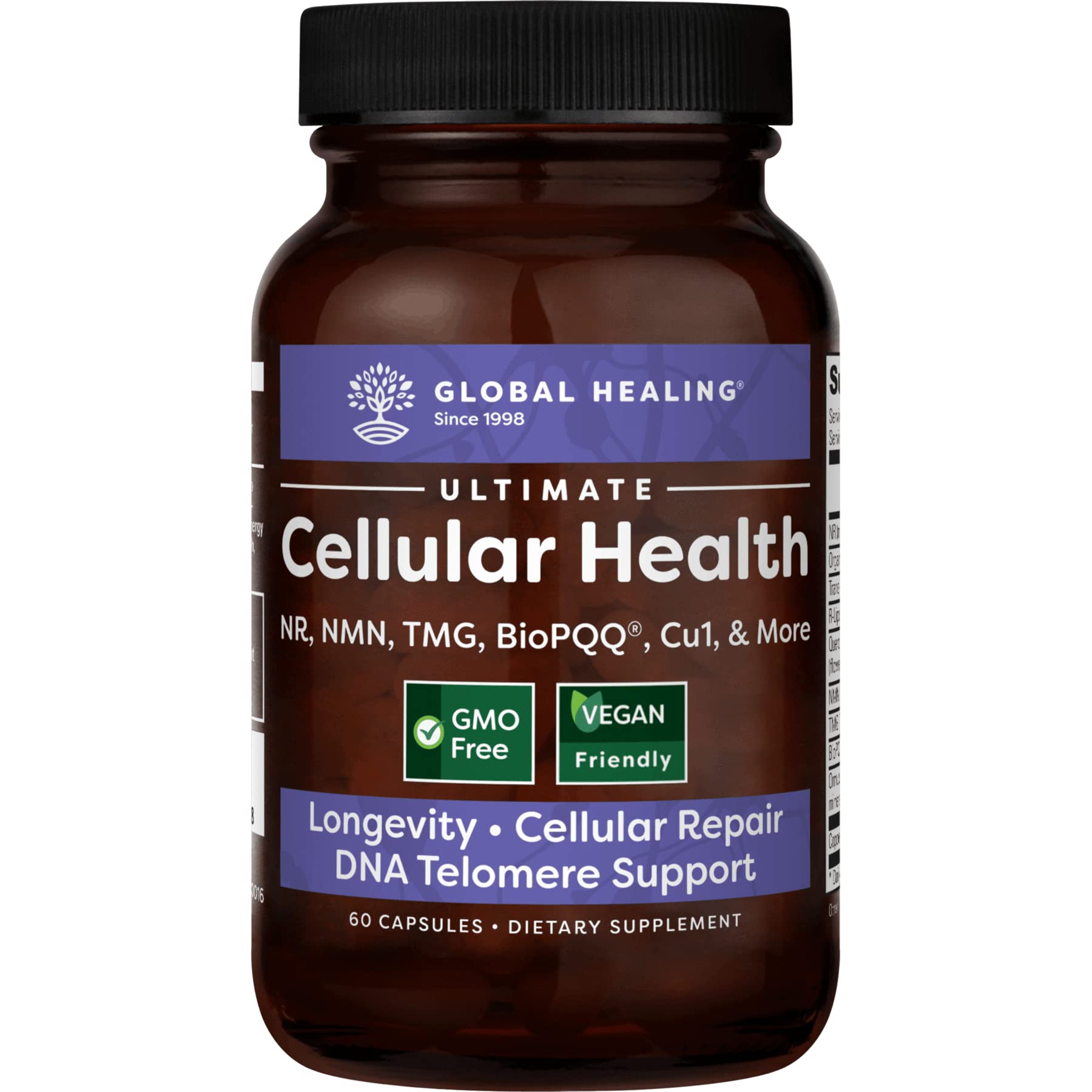 Ultimate Cellular Health Supplement with Trans-Resveratrol & Organic Astragalus - Advanced Antioxidant Formula for Natural Energy, Brain & Heart Support, Anti-Aging - 60 Vegan Capsules | Boost Immunity, Enhance Focus & Promote Longevity for Active Lifestyles