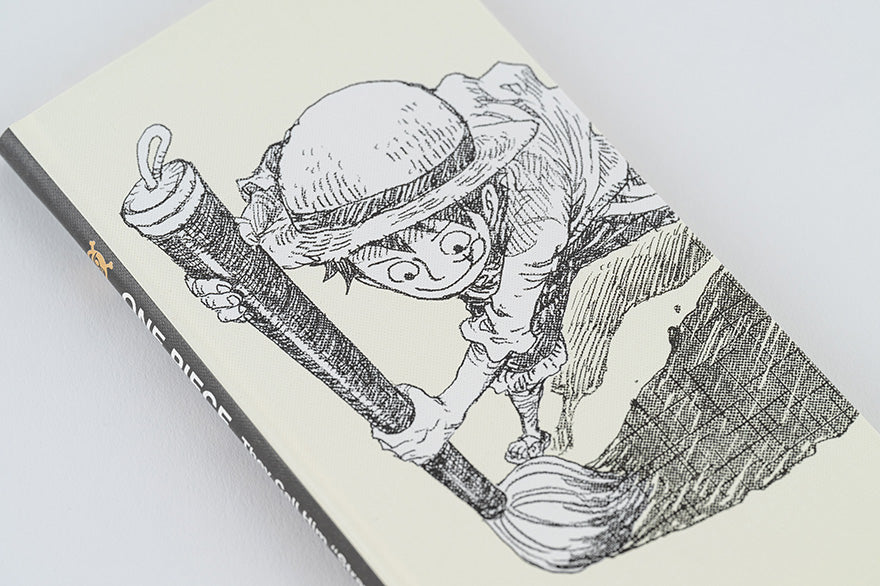 Hobonichi Techo 2025 ONE PIECE Planner - Straw Hat Luffy Ivory Hardcover Weekly Journal (English Edition) | January Start, Monday Format | Perfect for Anime Fans, Students & Office Organization