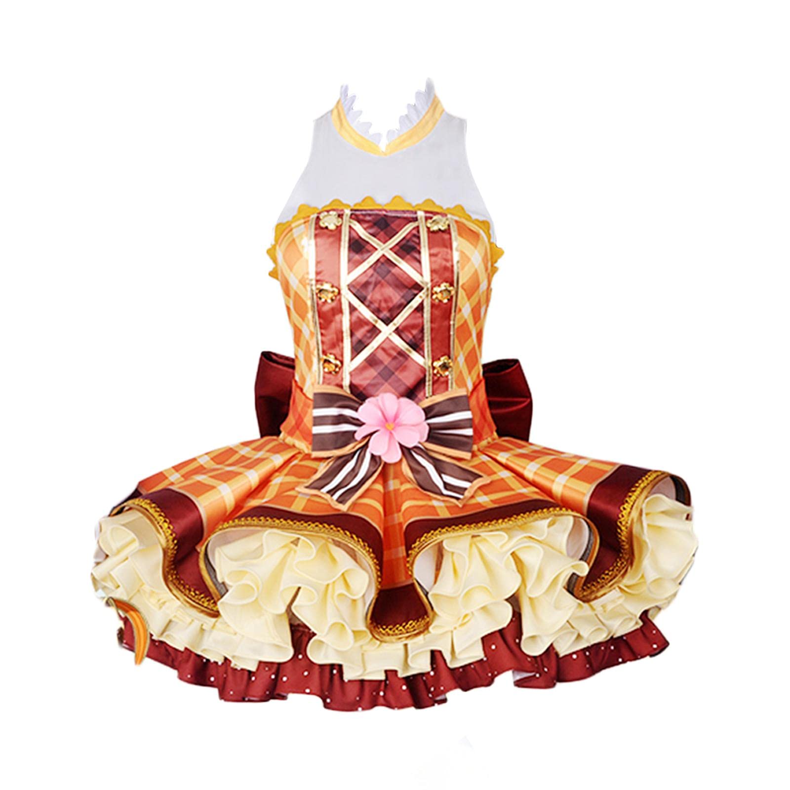 Oppinty Love Live Anime Cosplay Bouquet Awakening Kousaka Honoka Costume Women's Uniform Dress for Cosplay Events & Halloween