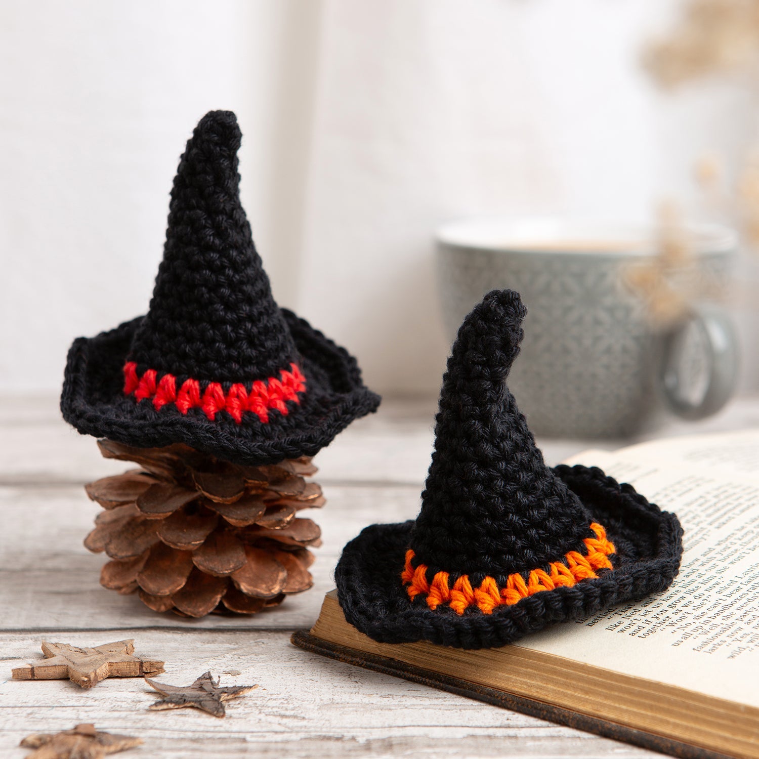 DIY Crochet Witch Hat Kit - Portable & Easy Halloween Craft for Beginners | Perfect for Costumes, Parties, and Home Decor