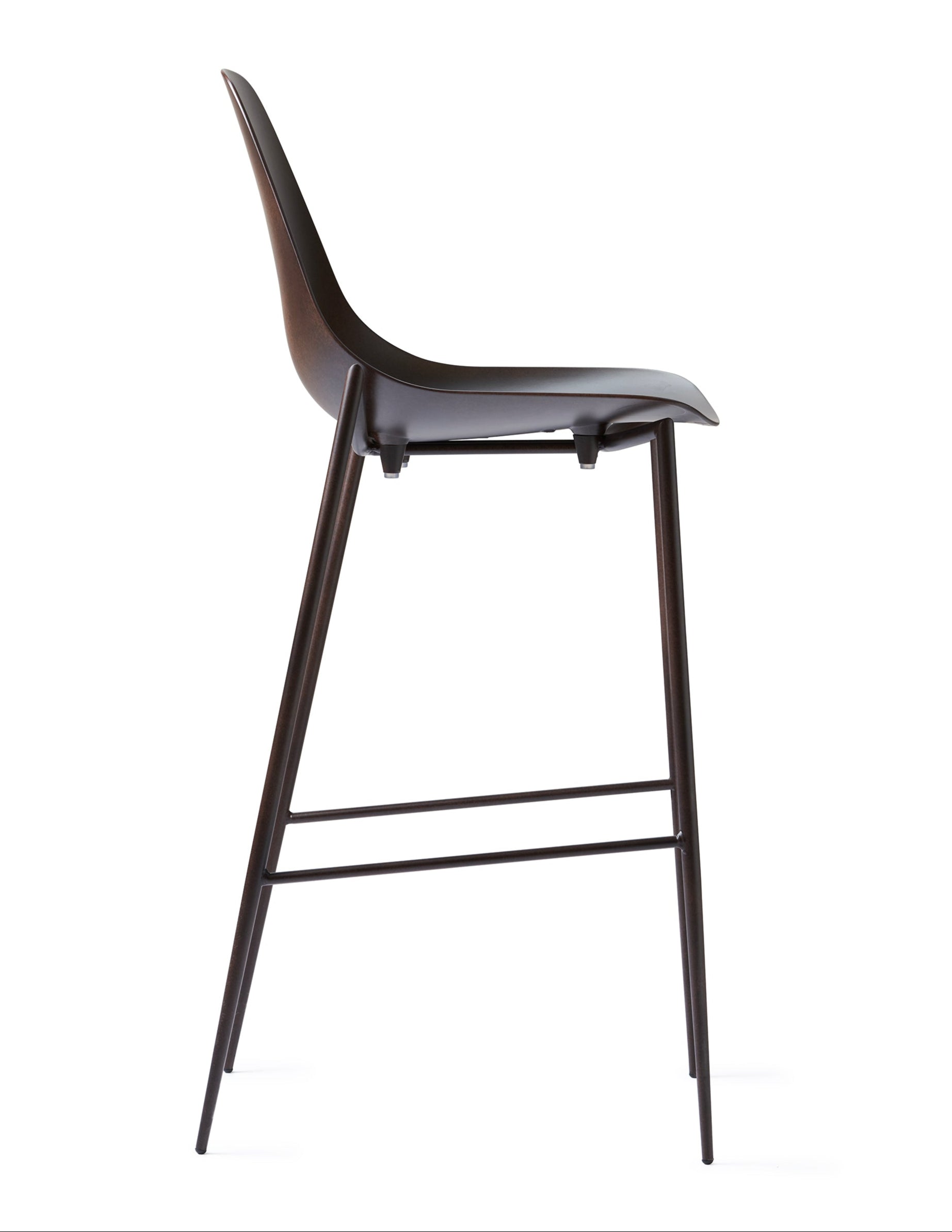 Opinion Ciatti Mammamia High Stool - Modern Bar Stool for Kitchen Island, Breakfast Nook & Home Decor - Adjustable Height Counter Stool with Backrest
