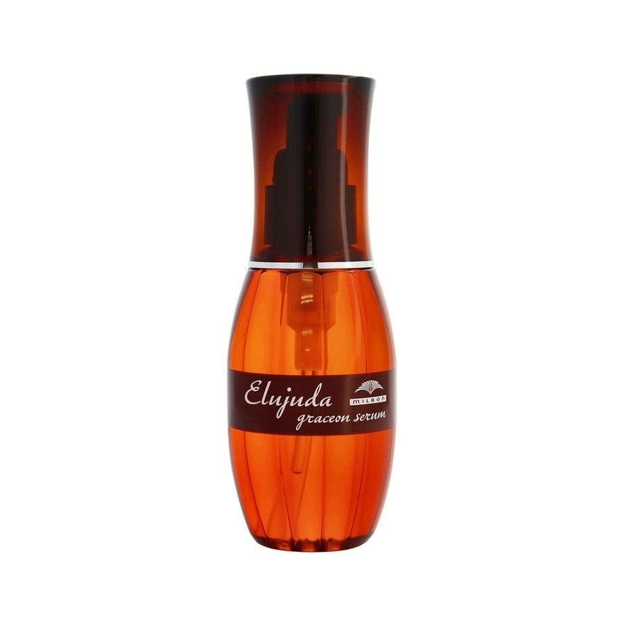 Milbon Elujuda Graceon Hair Serum 120ml - Professional Hair Treatment for Frizz Control & Shine - Perfect for Damaged, Dry Hair at Home or Salon Use