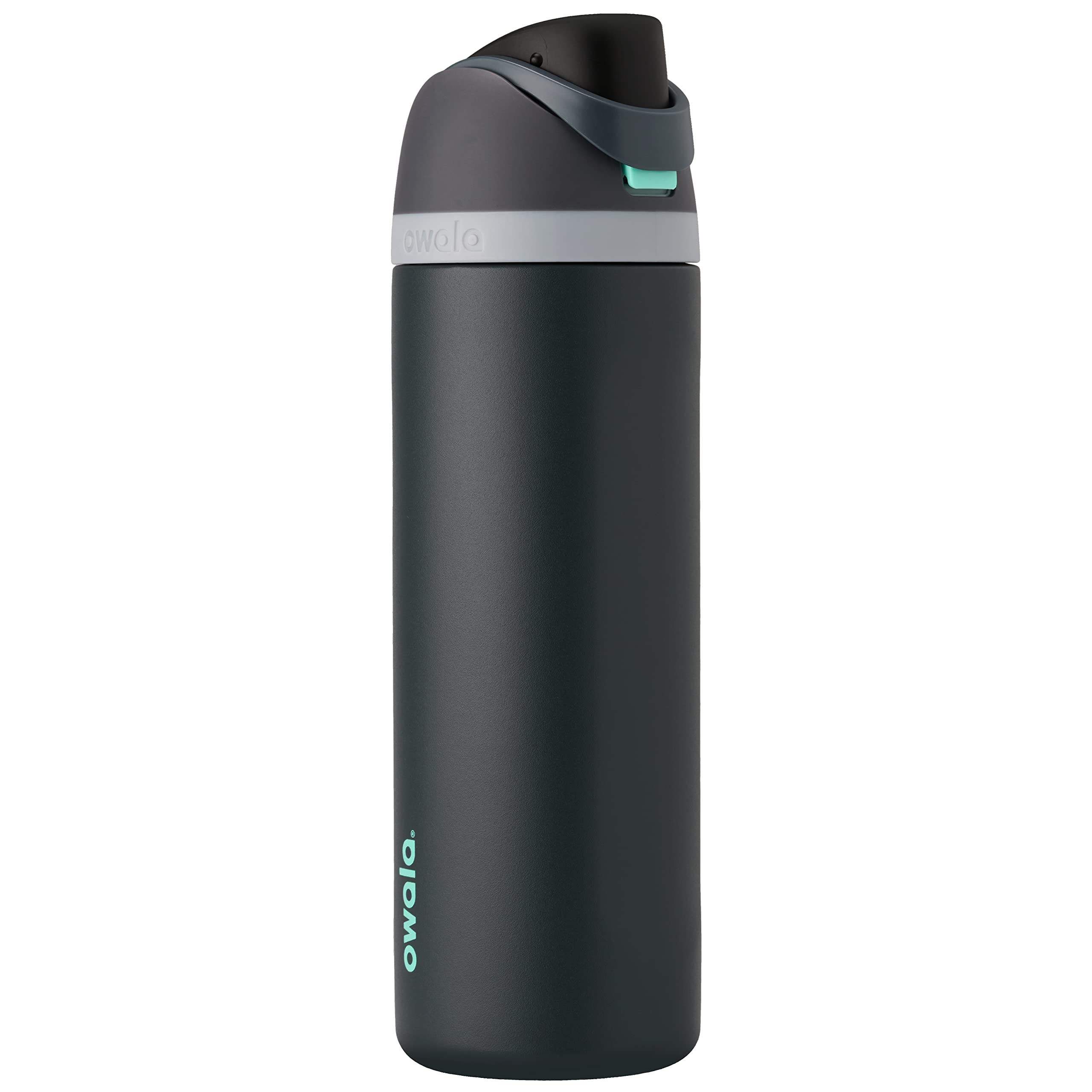 Owala FreeSip 40oz Insulated Stainless Steel Water Bottle with Straw - BPA-Free, Leak-Proof for Gym, Hiking, Work & School - Foggy Tide (Ideal for Sports, Travel & Daily Hydration)
