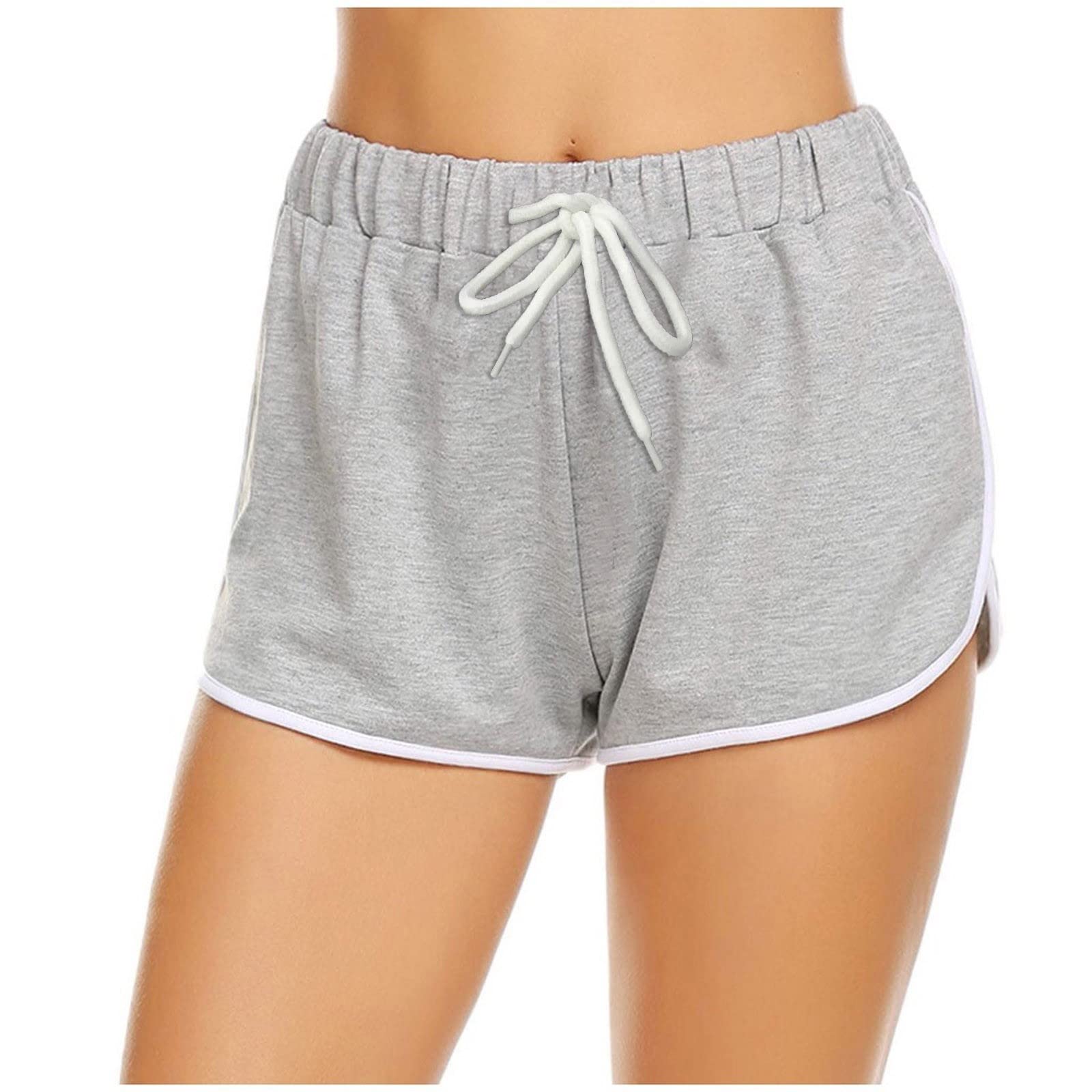 High Waisted Yoga Pants for Women - Elastic Waistband & Casual Comfort for Workouts & Lounge