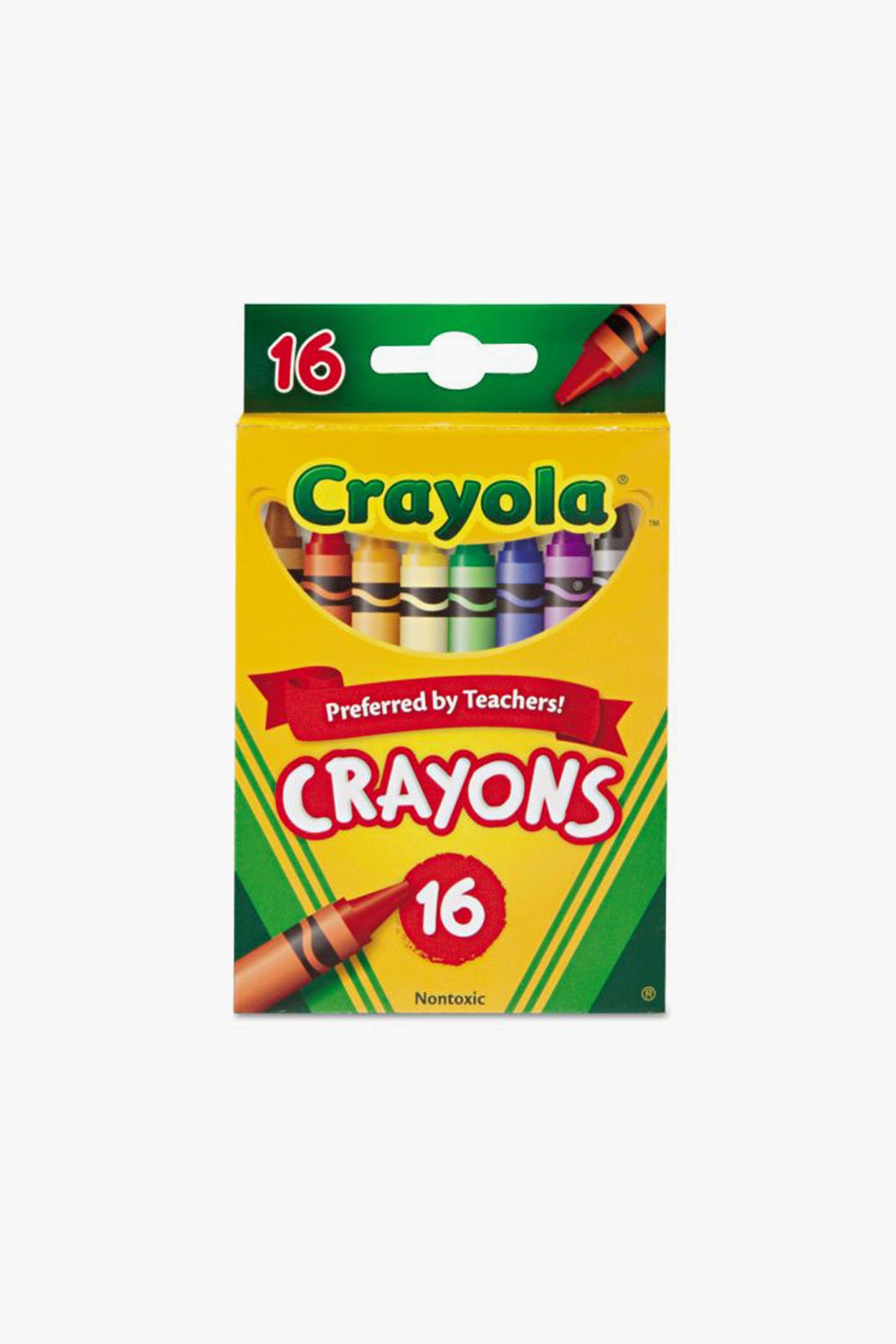 Crayola Kids Crayons 16 Colors - Non-Toxic Washable Art Supplies for Children's Drawing, Coloring & School Projects | Perfect for Classroom, Home & Birthday Party Activities