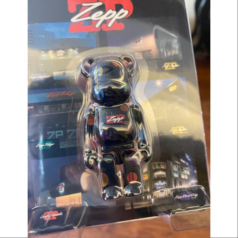 Limited Edition Bearbrick ZEPP 2015 100% Medicom Be@rbrick Collectible Figure - Perfect for Display, Gifts & Anime Collections