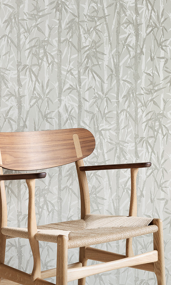 Brown Zen Forest Wallpaper R6438 - Nature-Inspired Peel & Stick Wall Mural for Bedroom, Living Room & Office Decor | Easy DIY Home Renovation