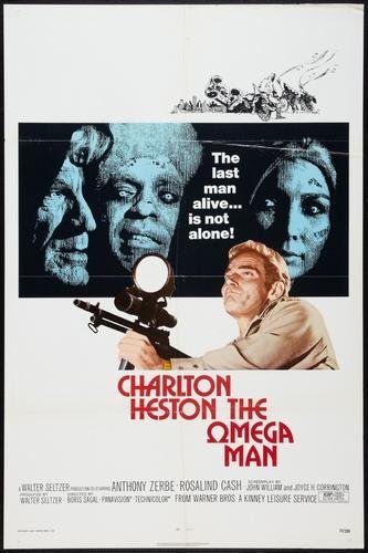 Omega Man The Poster #01 - 24x36 Inches Vintage Sci-Fi Movie Wall Art - Perfect for Home Theater, Man Cave & Movie Lover Gifts