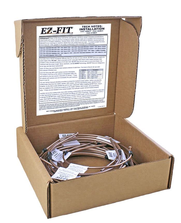 Technical Precision CNC-131KIT Brake Line Replacement Kit - Compatible with NICOPP Vehicles - Perfect for DIY Auto Repair & Maintenance