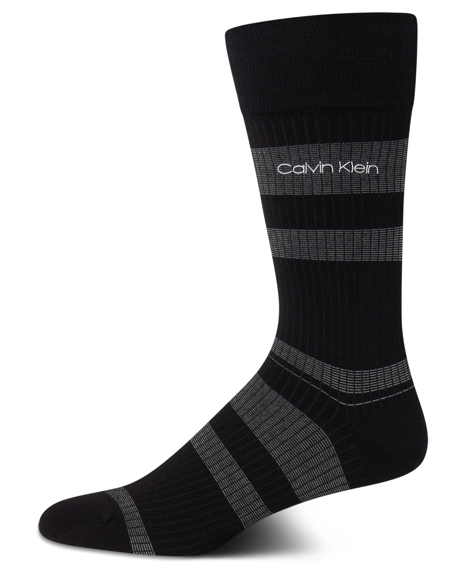 Calvin Klein Men's Dress Socks - Premium Cotton Blend Formal Socks for Business & Casual Wear, Size 7-12 - Perfect for Office, Wedding & Daily Comfort