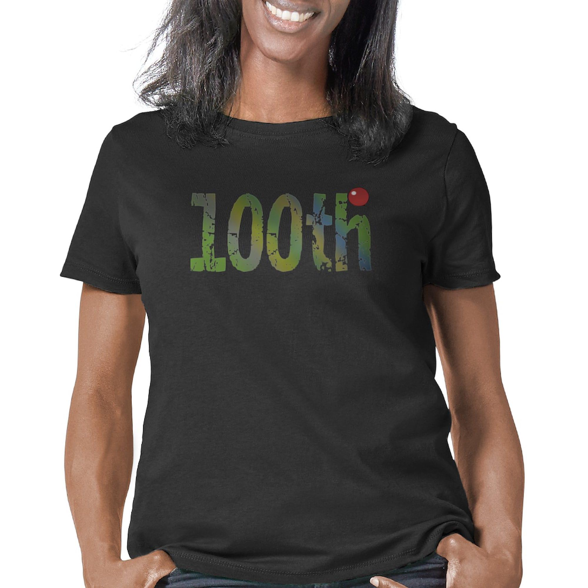 100th Birthday Gifts for Women - Classic Relaxed Dark T-Shirt by CafePress | Perfect for Milestone Celebrations & Casual Wear
