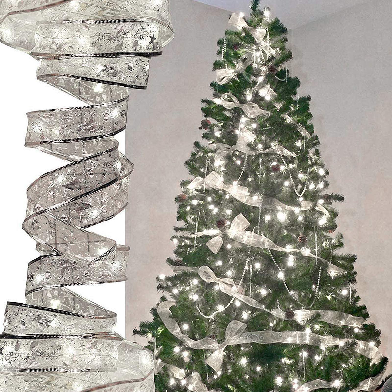 Fairy Lights 40 LED Christmas Tree Decor - Outdoor Waterproof for Holidays