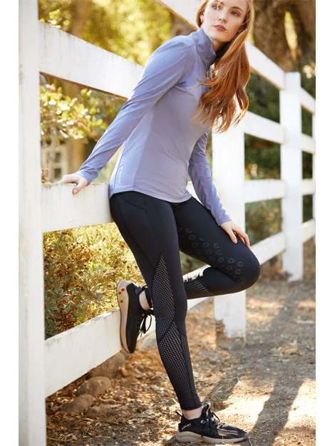 Ariat Breathe EOS Grip Riding Tights - Comfortable Equestrian Leggings for Women - Perfect for Horseback Riding, Training & Outdoor Activities