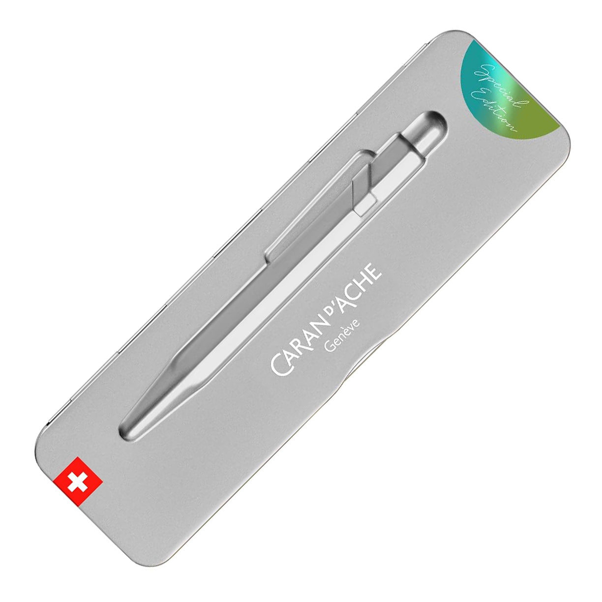 Caran d'Ache 849 Claim Your Style Ballpoint Pen - Arctic Green Limited Edition 5 | Premium Writing Instrument for Professionals, Gift Ideas & Collectors | Office, Business Meetings & Luxury Gifting