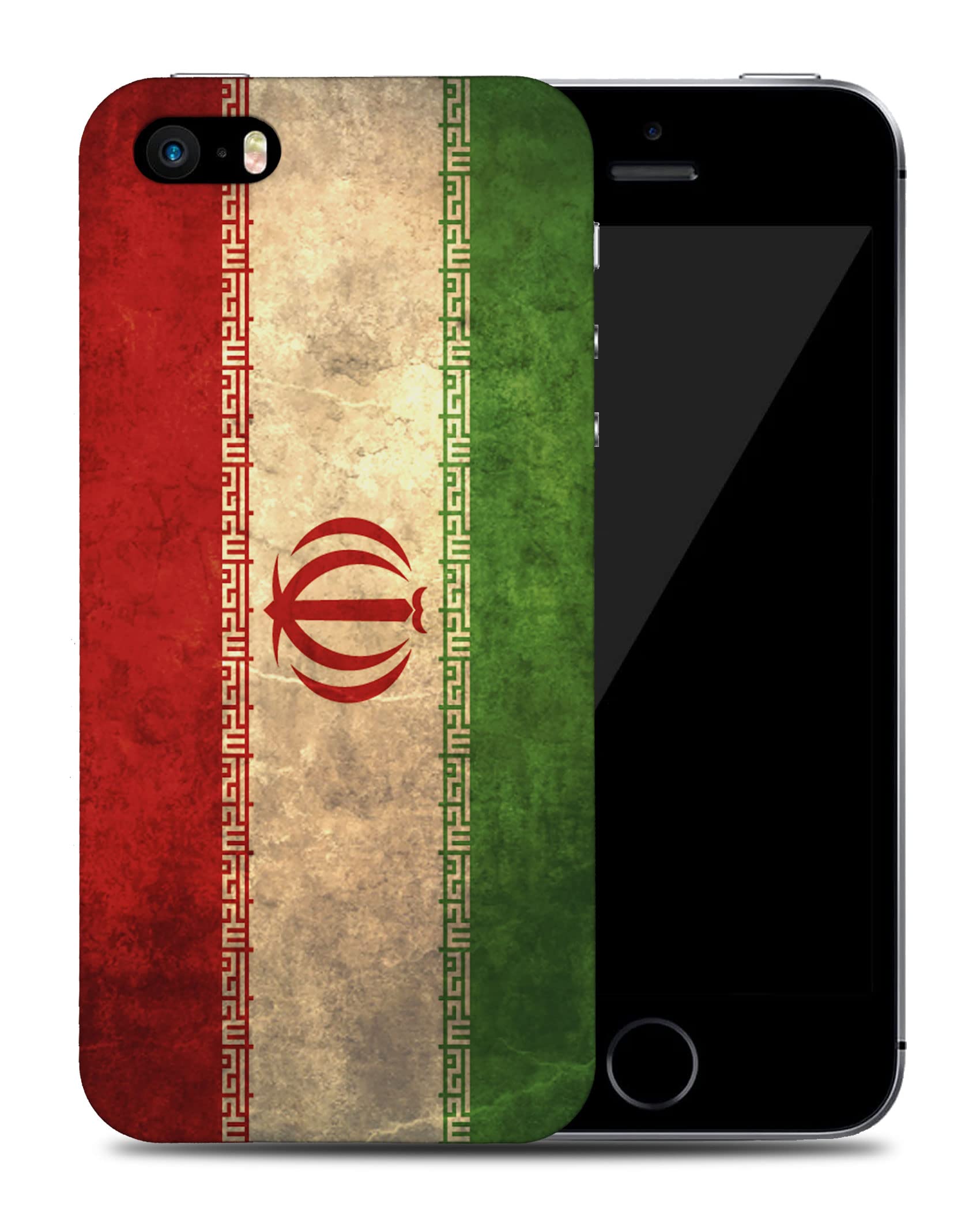 Iran Flag iPhone 5/5S/SE (2016) Phone Case - Durable Protective Cover with Slim Fit Design | Perfect for Travel, National Pride & Everyday Use
