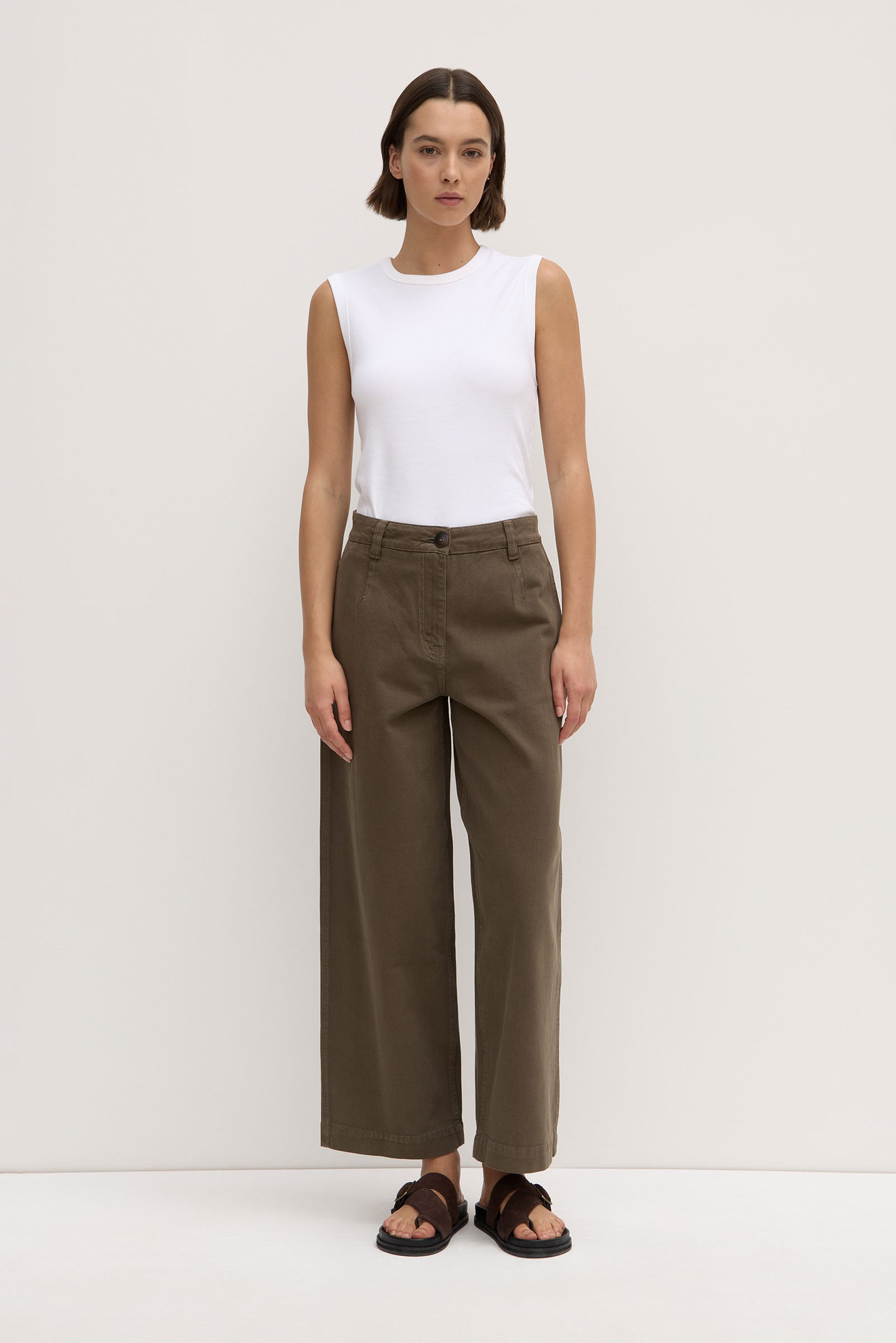 Olivia Twill Pants for Women - Comfortable & Stylish Casual Trousers for Work, Office, and Everyday Wear