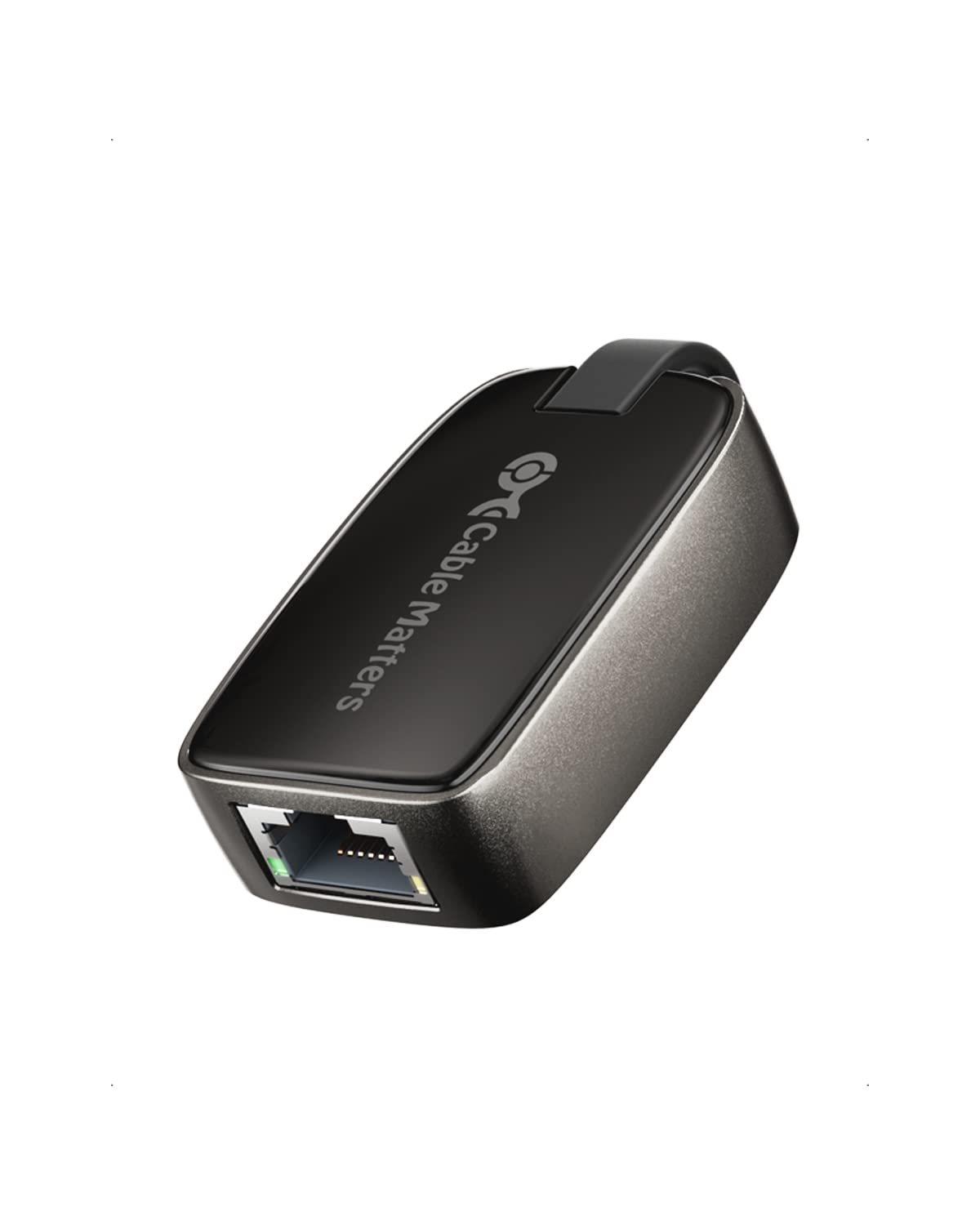 Foldable USB C to Ethernet Adapter - Gigabit Portable Thunderbolt 3/4 & USB4 Compatible - 10/100/1000 Mbps Wired Network Connection for MacBook Pro, iPad Pro, Surface Laptop & More - Perfect for Remote Work, Gaming & Video Conferencing
