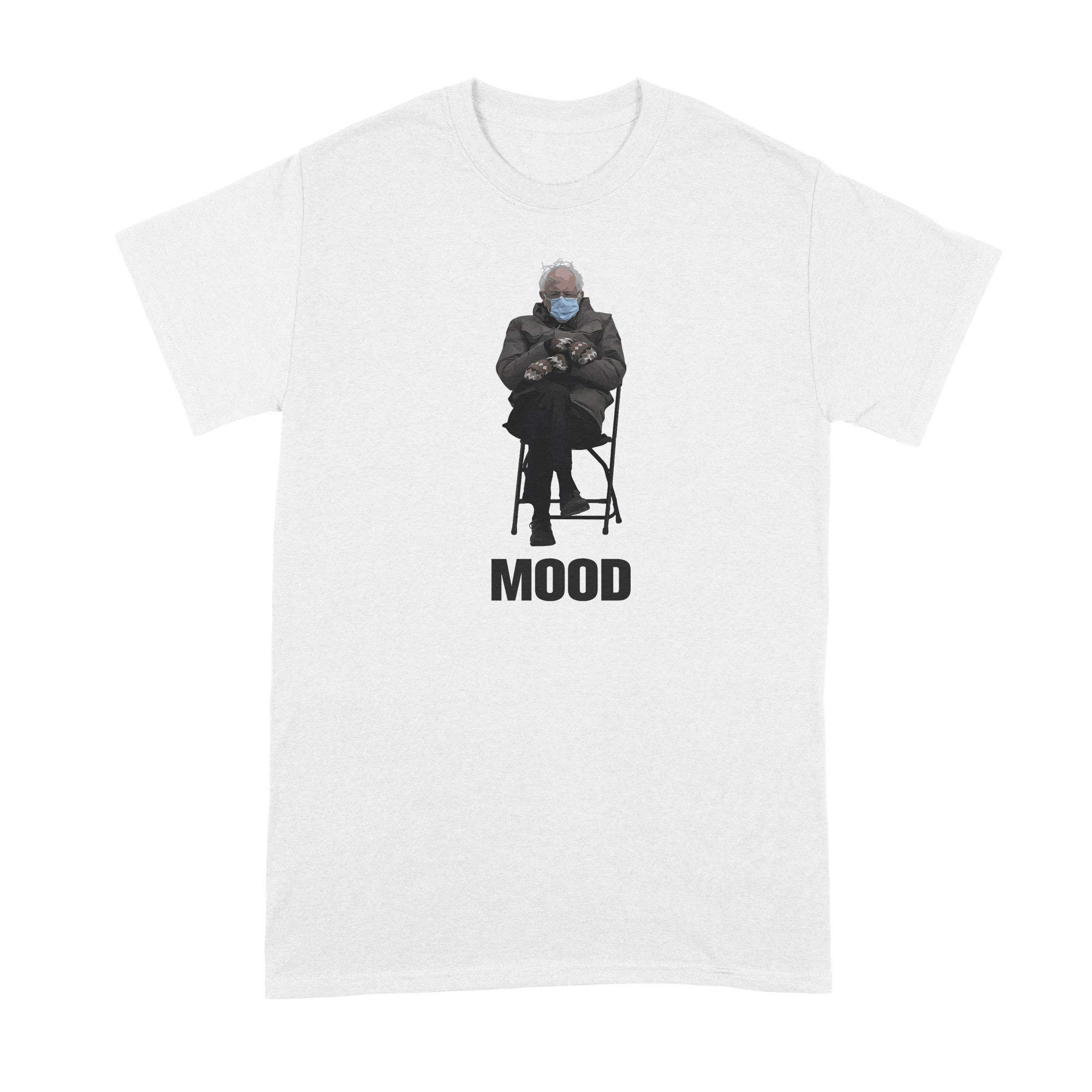 Bernie Sanders Mittens T-Shirt | Bernie Mood Inauguration Shirt | Funny Political Meme Tee for Men & Women | Perfect for Protests, Rallies & Casual Wear