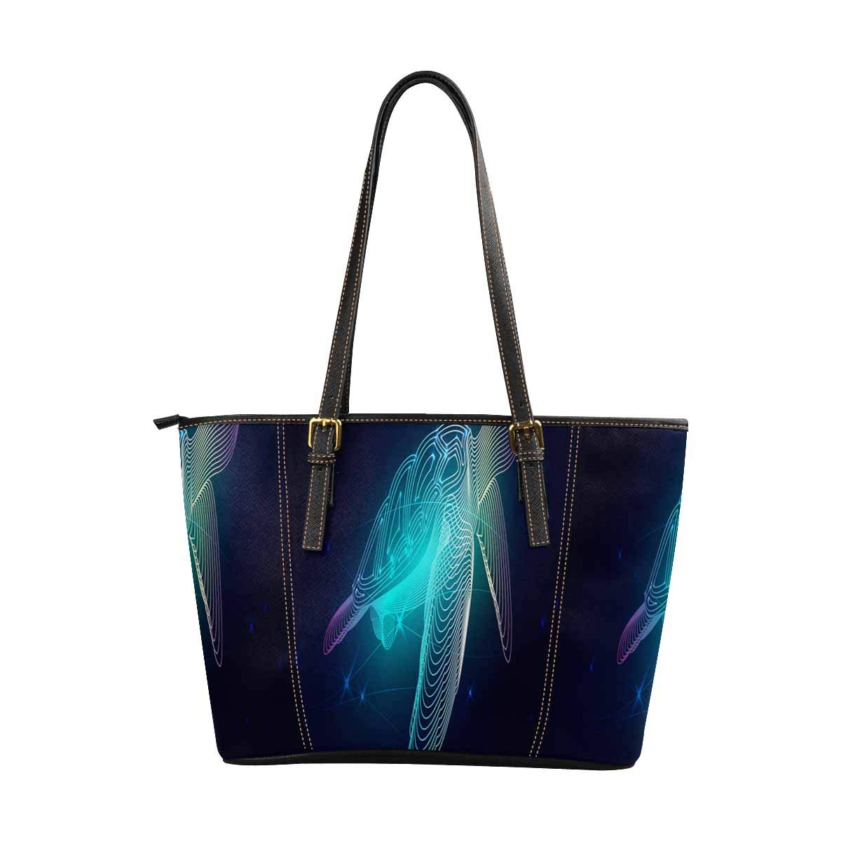 INTERESTPRINT Blue Cartoon Birds Women's Purses & Handbags - Stylish Satchel Shoulder Tote Bag for Everyday Use, Work & Shopping
