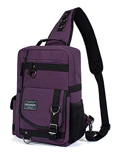 HIKKER-LINK Crossbody Sling Bag - Outdoor Messenger Shoulder Bag for Hiking & Travel