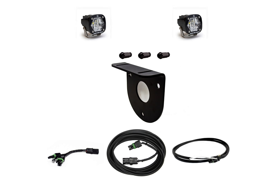 2021-2023 Ford Bronco Baja Designs Dual S1 Series LED Light Kit with Upfitter Switch - Perfect for Off-Roading, Camping & Nighttime Adventures