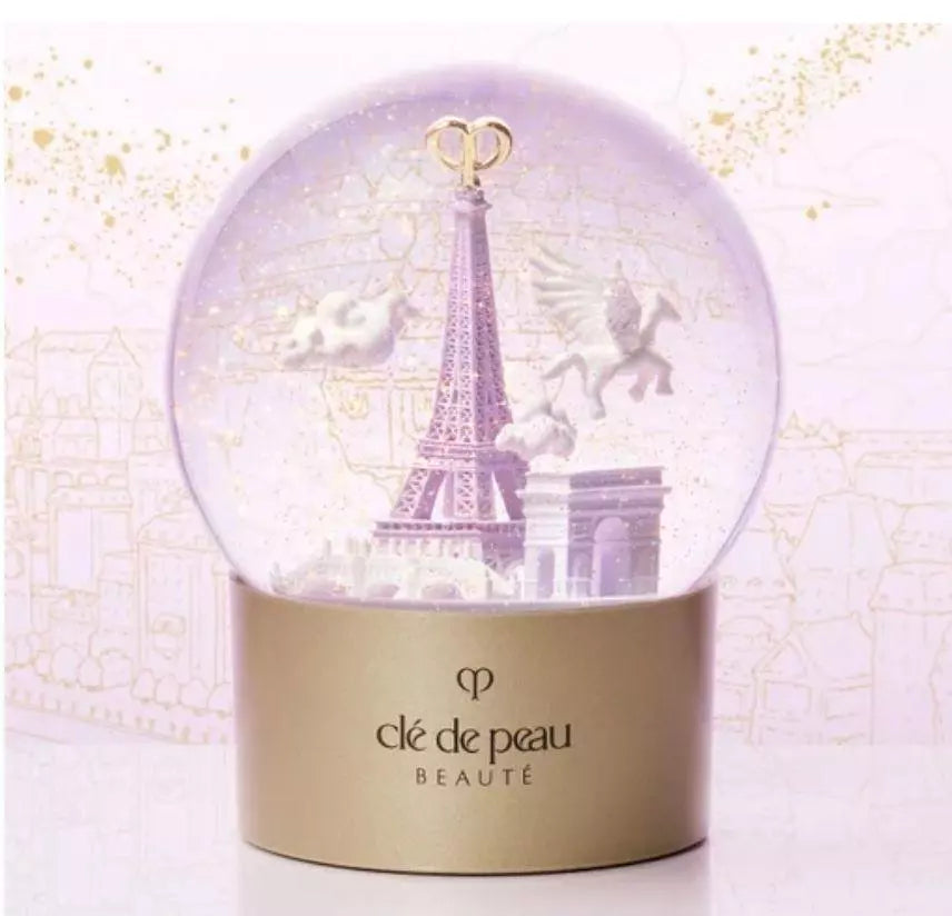 Cle de Peau Beauté 2024 Holiday Limited Edition Snow Globe - New in Box - Perfect for Christmas Gifts & Luxury Beauty Collectors