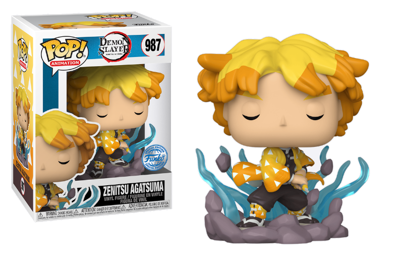 Demon Slayer Zenitsu Agatsuma Transforming Special Edition Pop Vinyl Figure - Anime Collectible for Fans, Perfect for Display & Gift Giving