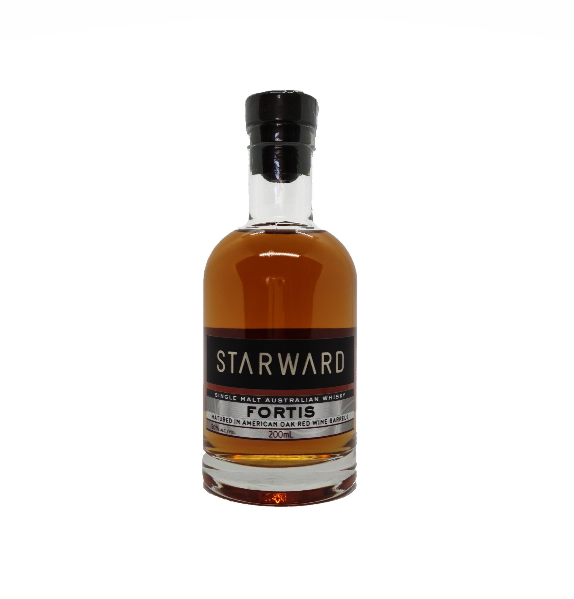 Starward Fortis 200ml Premium Australian Whisky - Rich Single Malt Scotch Style Whiskey for Gifting, Collecting & Special Occasions | Perfect for Whisky Enthusiasts & Cocktail Making