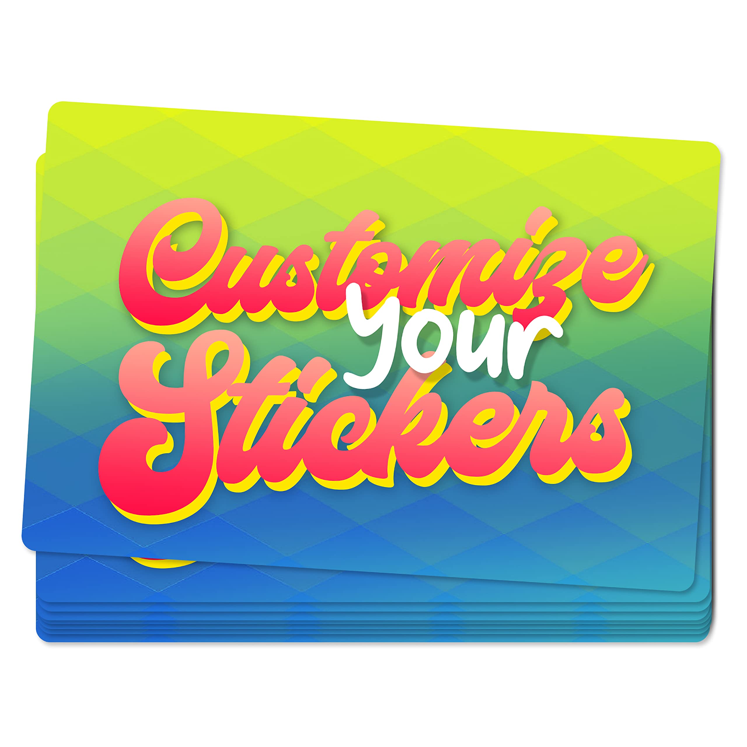 Custom Business Logo Stickers - Personalized Waterproof & Scratch-Resistant Laminated Labels (3