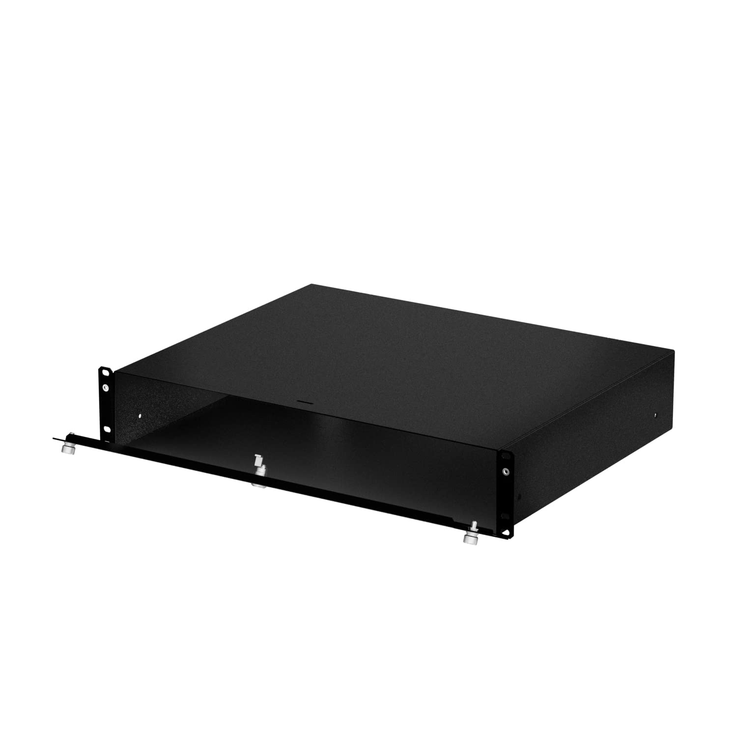 2U Lockable Server Rack Mount Drawer by RackSolutions - Secure Storage for Network Equipment | Perfect for Data Centers, Server Rooms & IT Closets