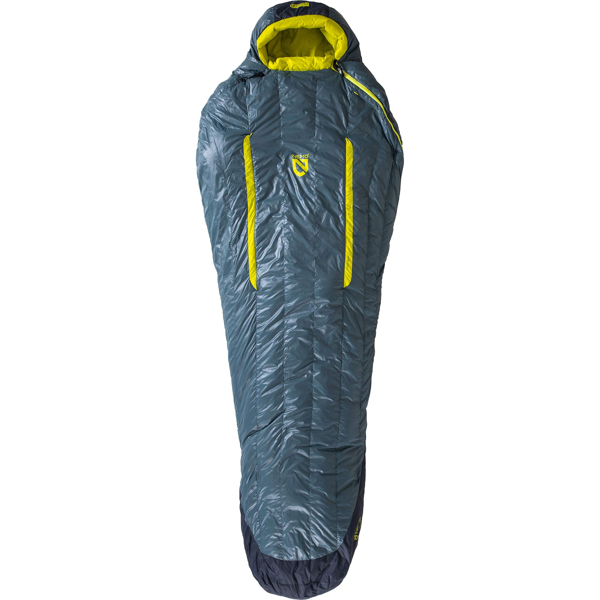 NEMO Men's Kayu 30 Down Sleeping Bag - Lightweight & Water-Resistant for Backpacking, Camping & Hiking - Perfect for Cold Weather Adventures
