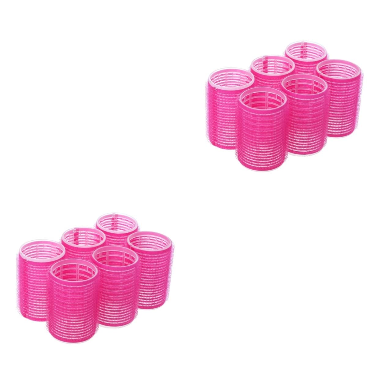 Beaupretty 12 PCS Large Self-Grip Hair Rollers for Volume & Curls - Salon Quality Plastic Hair Curlers with Self-Adhesive - Professional Hair Styling Tools for Blow Dryer Use - Perfect for Home Salon, Parties & Everyday Styling