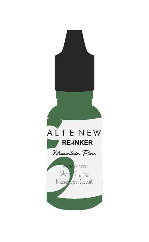 Premium Mountain Pine Dye Ink Refill for Stamping & Scrapbooking - Ideal for Card Making, DIY Crafts, and Paper Projects