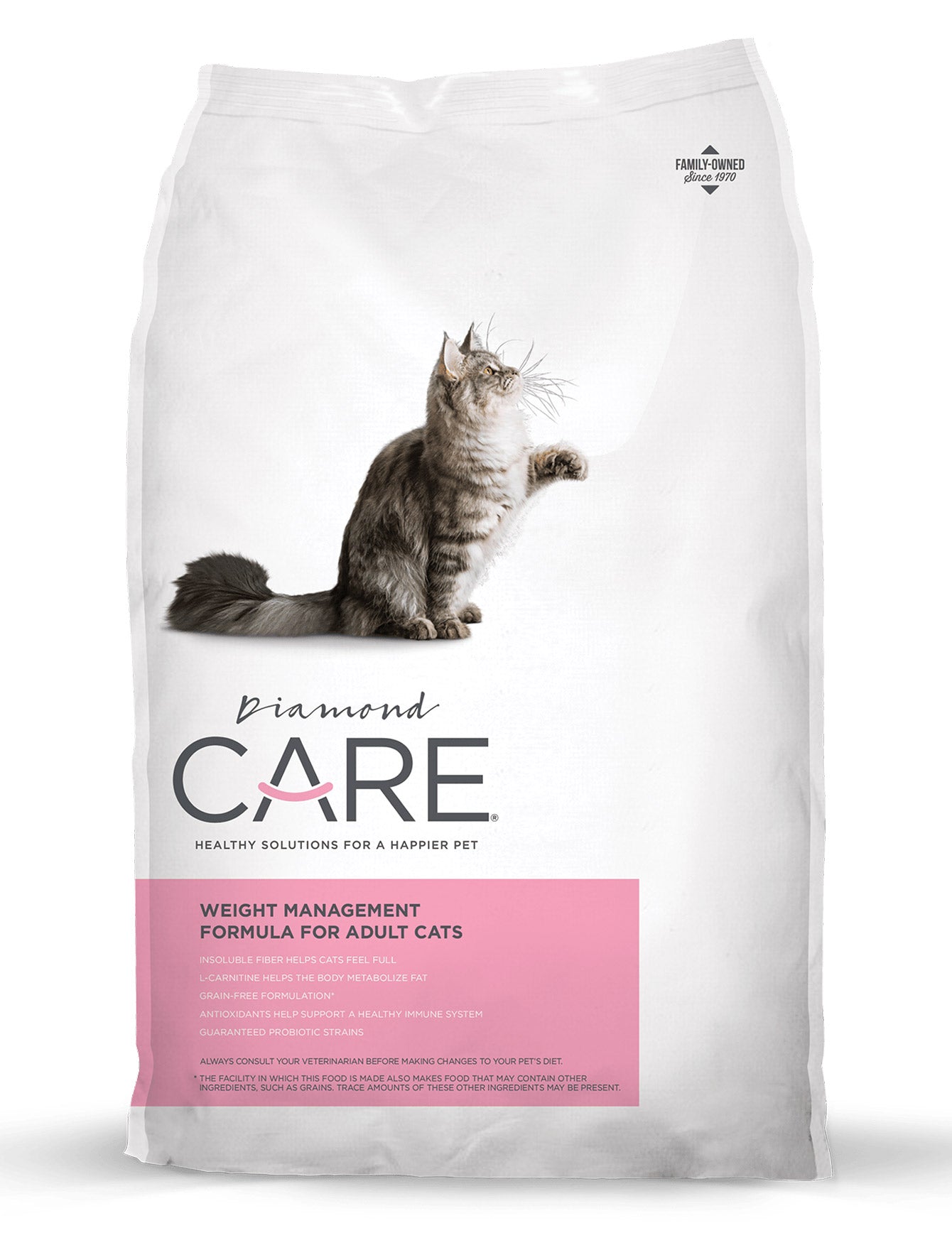 Premium Diamond Care Weight Management Formula for Adult Cats - 6lb Bag - Healthy Weight Control Cat Food for Indoor & Overweight Cats - Perfect for Portion Control & Balanced Nutrition