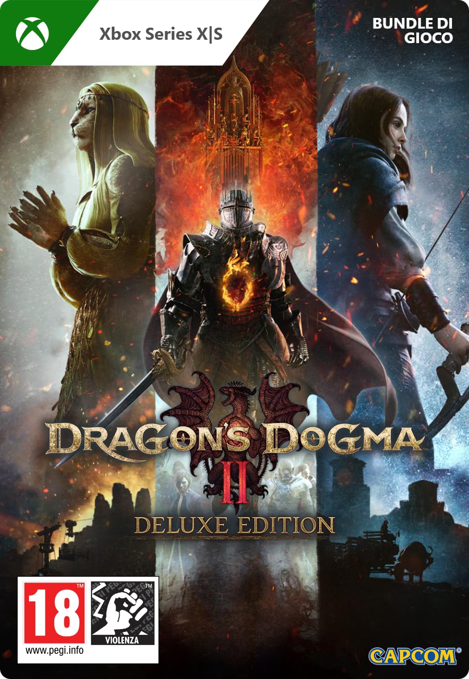 Dragon's Dogma 2 Deluxe Edition for Xbox Series X|S - Digital Download Code | Epic Fantasy RPG Adventure for Next-Gen Gaming
