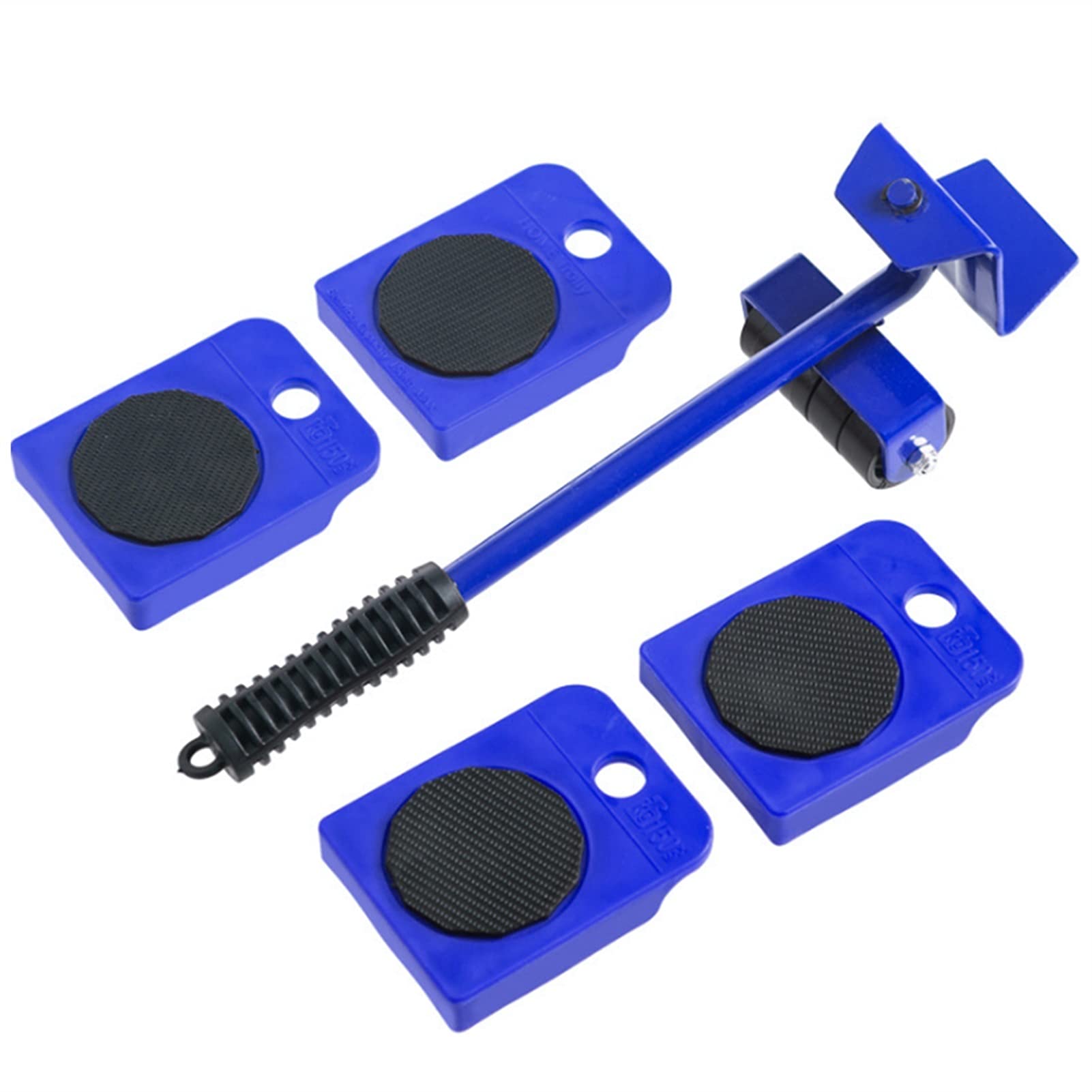 5Pcs Heavy Duty Furniture Moving Rollers Set - Smooth Gliding Transport Slides for Sofa, Refrigerator & Appliances - Home & Office Relocation Tool (Blue) - Perfect for Moving, Rearranging & DIY Projects