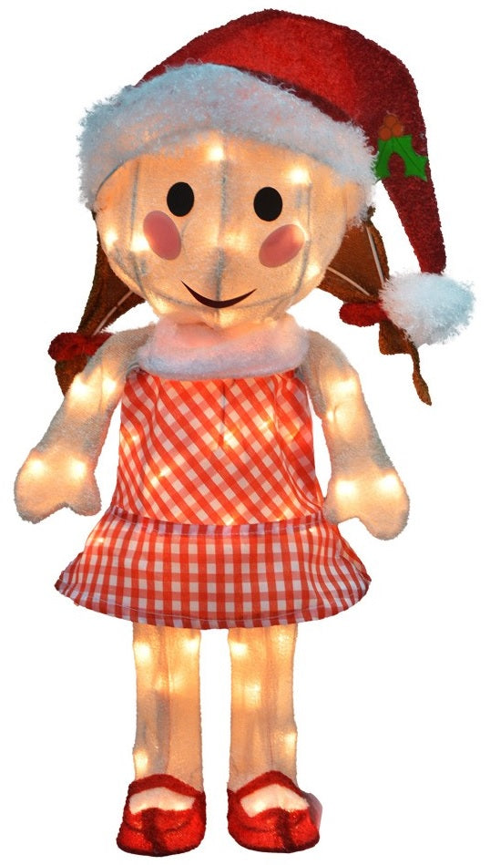 24 Misfit Sally Tinsel Outdoor Christmas Decorations - Inspired by Rudolph the Red-Nosed Reindeer - Perfect for Yard, Porch & Holiday Party Decor