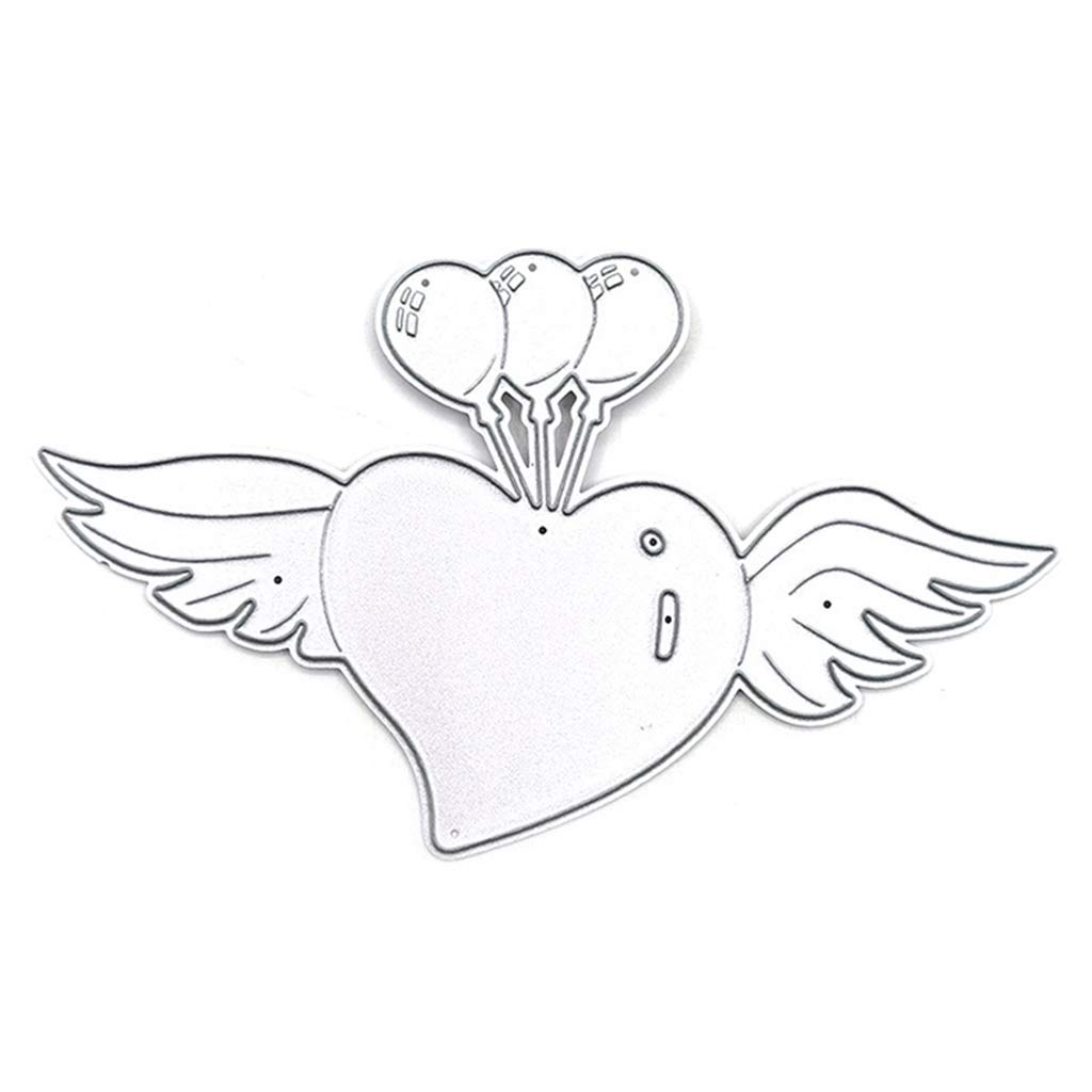 LIANGLIN WU Valentine's Day Die Cuts - Carbon Steel Cutting Dies for DIY Scrapbooking, Photo Album, Embossing Paper Cards & Crafts | Perfect for Card Making, Stencil Designs, Decorative Edges & Scrapbooking Supplies | Great for Holiday Greeting Cards, Wedding Invitations & Memory Books