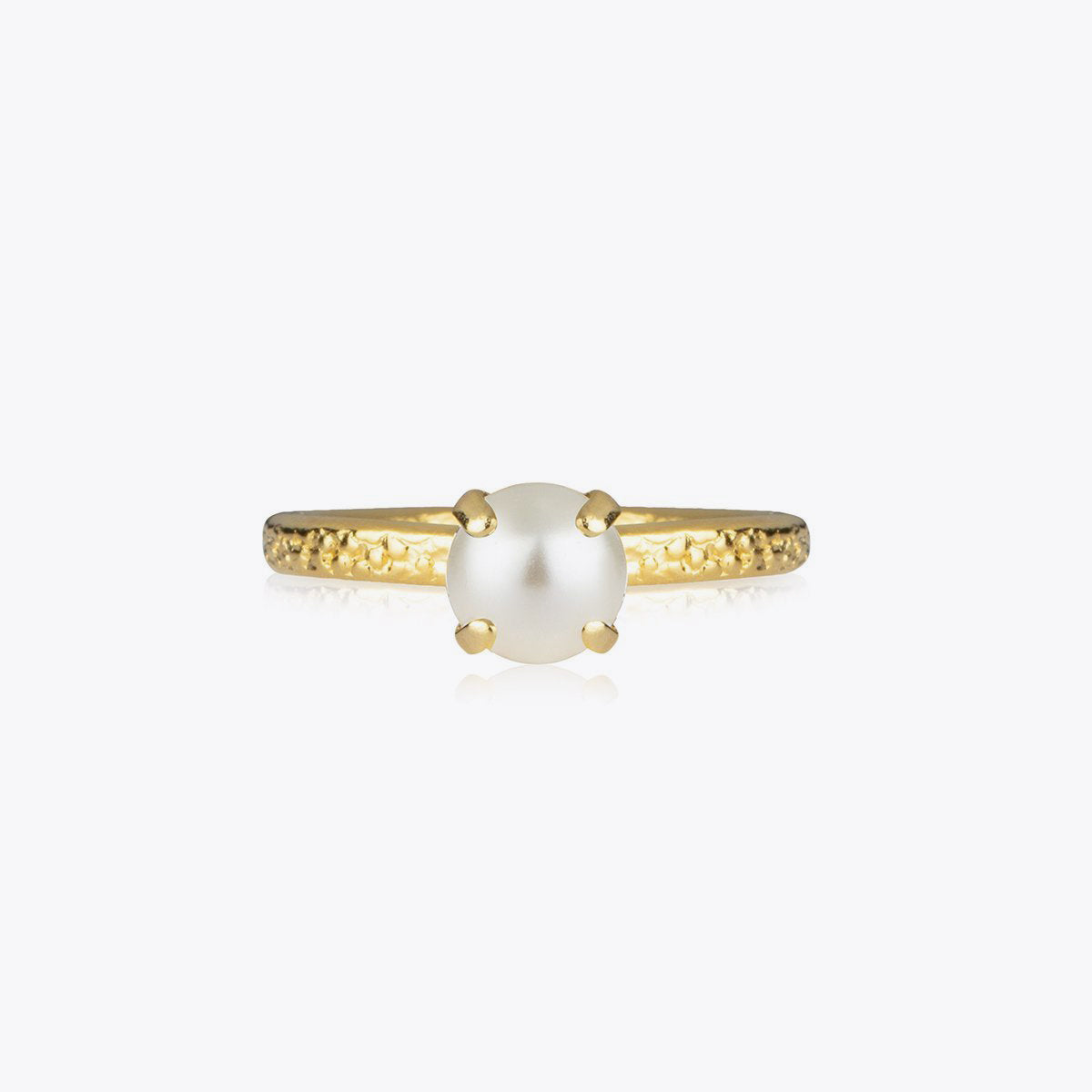 Elegant Natti Pearl Ring – Dainty Gold-Plated Pearl Jewelry for Women | Perfect for Weddings, Parties & Everyday Wear