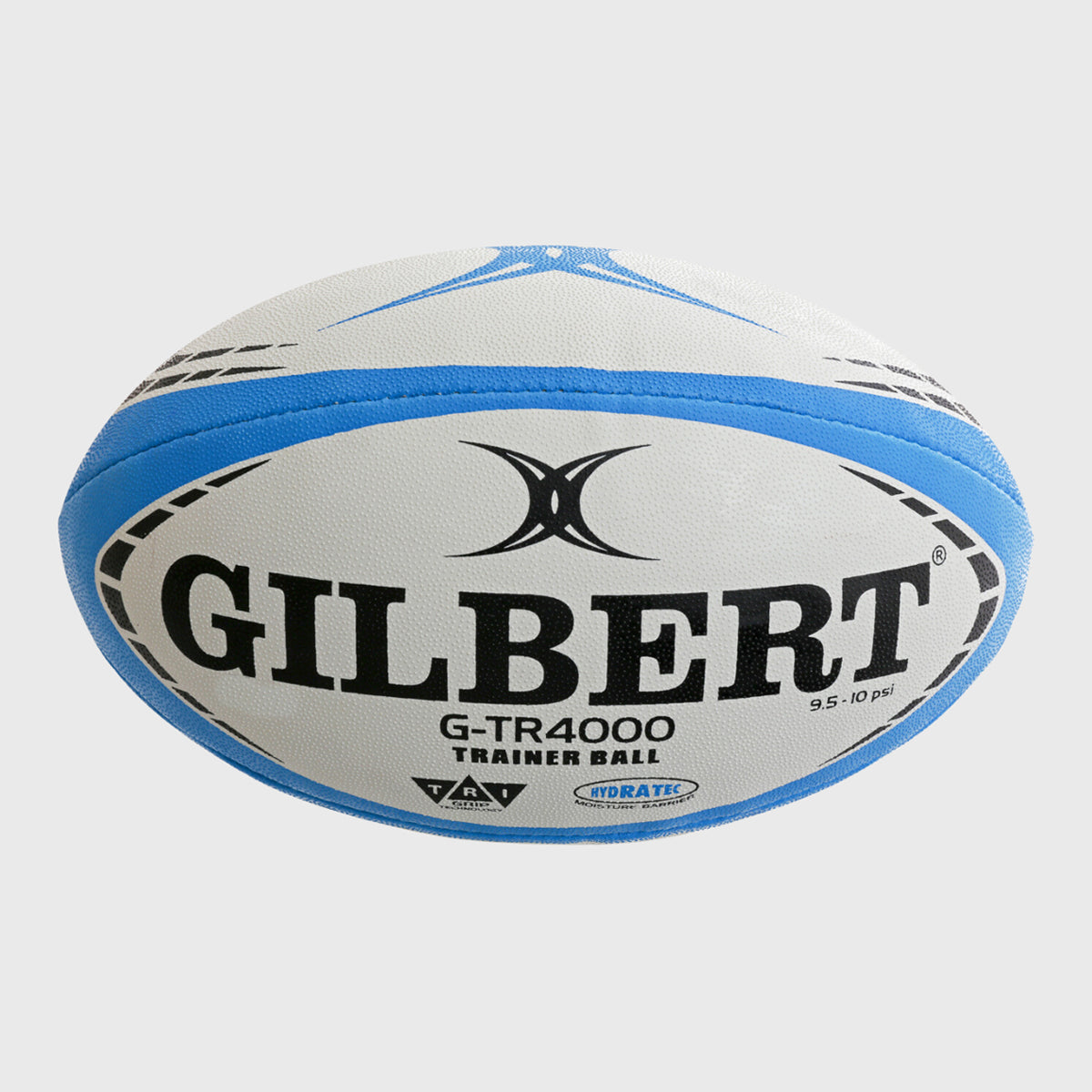 Gilbert G TR4000 Training Rugby Ball - Size 3, Sky Blue - Perfect for Rugby Practice, Training Sessions & Youth Games