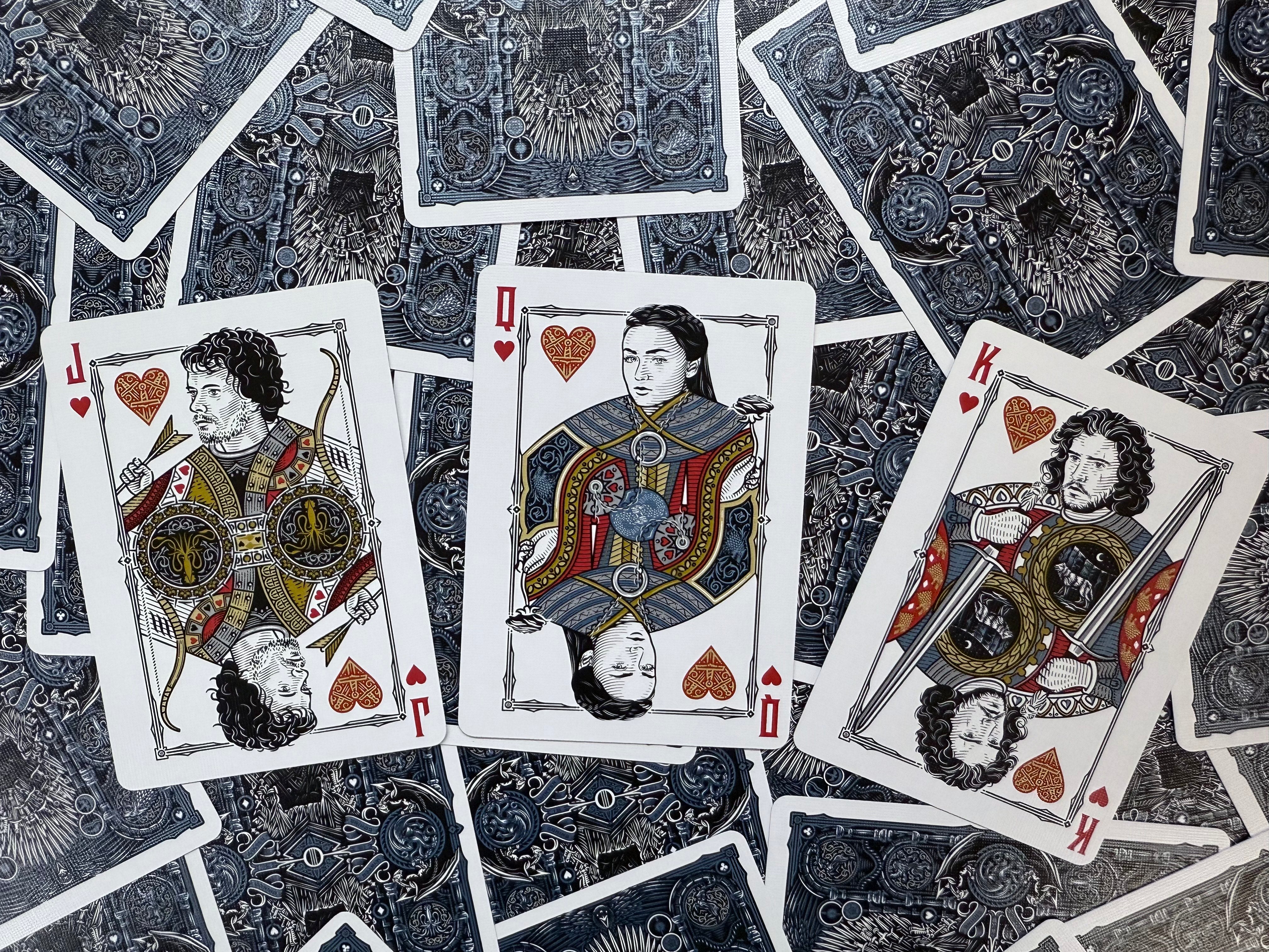 Premium GOT Playing Cards - Official Game of Thrones Themed Deck for Collectors & Fans | Perfect for Game Nights, Gifts, and Themed Parties