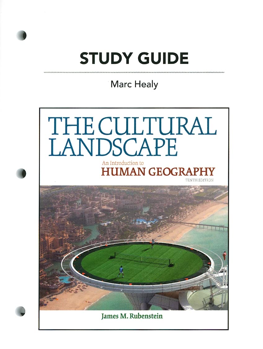 Cultural Landscape Study Guide: Introduction to Human Geography - Perfect for AP Human Geography Exam Prep & College Courses