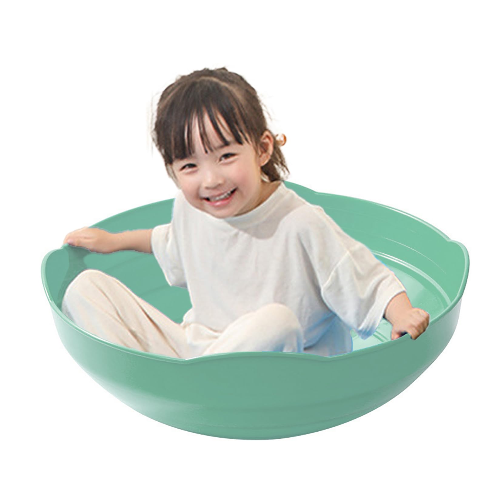 **Toddler Wobble Disk & Rocking Chair - Sensory Balance Disc for Kids, Spinning Gyro Turntable & Climbing Dome - Vestibular Exercises & Indoor Play (Teal)**    *(Perfect for Active Play, Sensory Development, and Indoor/Outdoor Balance Training!)*