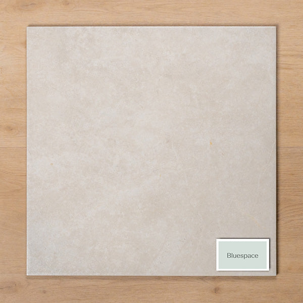 Avalon White Lappato Porcelain Tile 16x16 Inch - Premium Matte Finish Ceramic Floor & Wall Tile for Bathroom, Kitchen, and Living Room