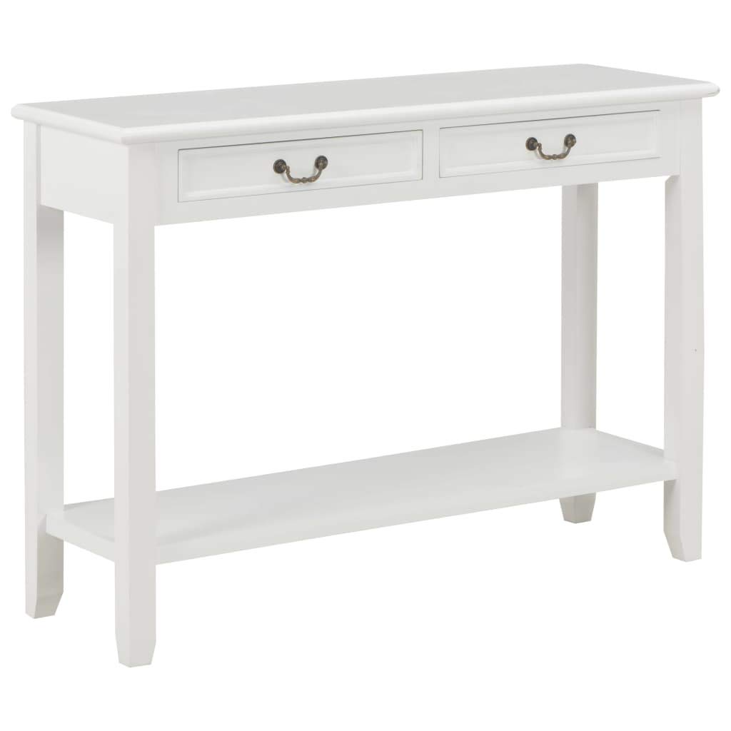 Solid Wood Entryway Console Table with 2 Drawers - Hallway Sofa Table for Living Room, Foyer & Home Decor | Perfect for Entryway Organization & Stylish Home Display