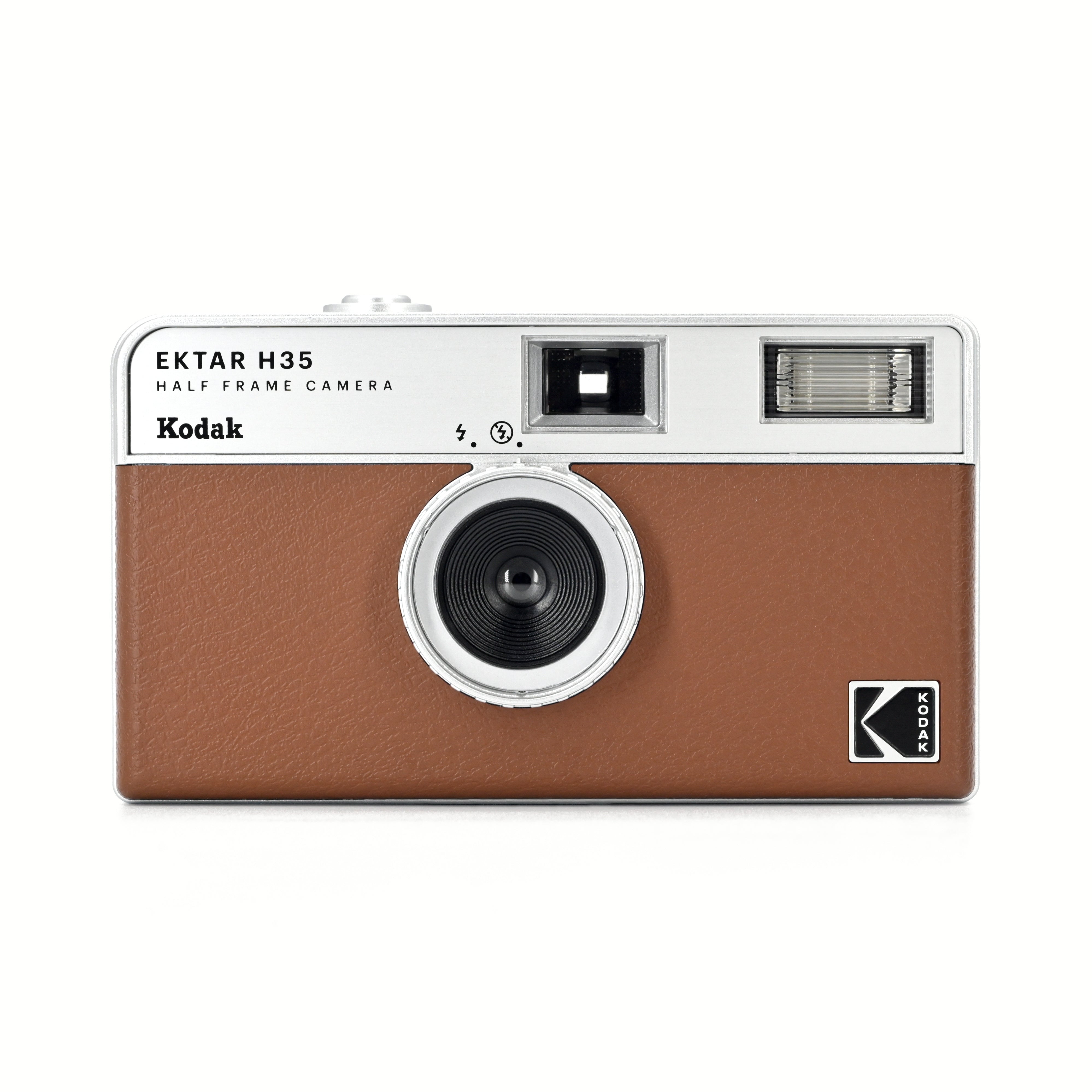 Kodak Ektar H35 35mm Half Frame Film Camera - Compact & Lightweight (Brown) | Perfect for Travel Photography, Street Shots & Vintage Film Enthusiasts