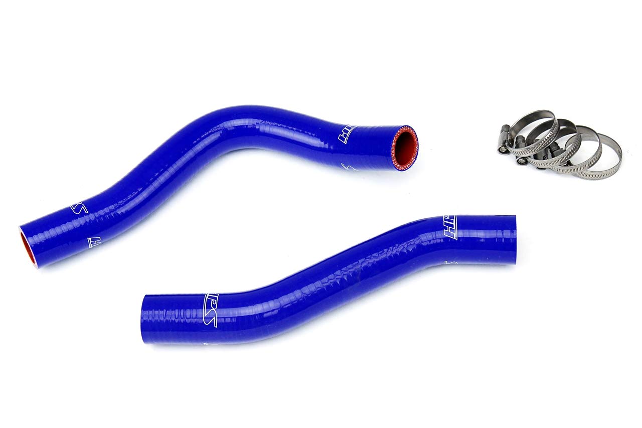 HPS 57-1230-BLUE High Performance Blue Silicone Radiator Coolant Hose Kit - Durable Replacement for Cars, Trucks & SUVs - Perfect for Engine Cooling System Upgrades & Maintenance