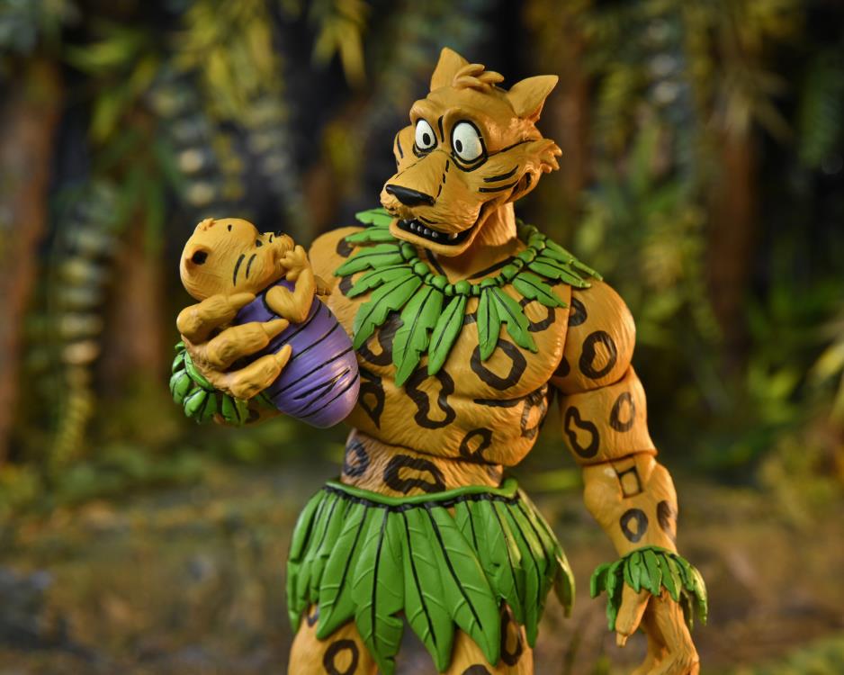 NECA Teenage Mutant Ninja Turtles Adventures Jagwar Action Figure - Collectible TMNT Toy for Fans & Display - Perfect for Play, Gifts, and Comic Book Collections