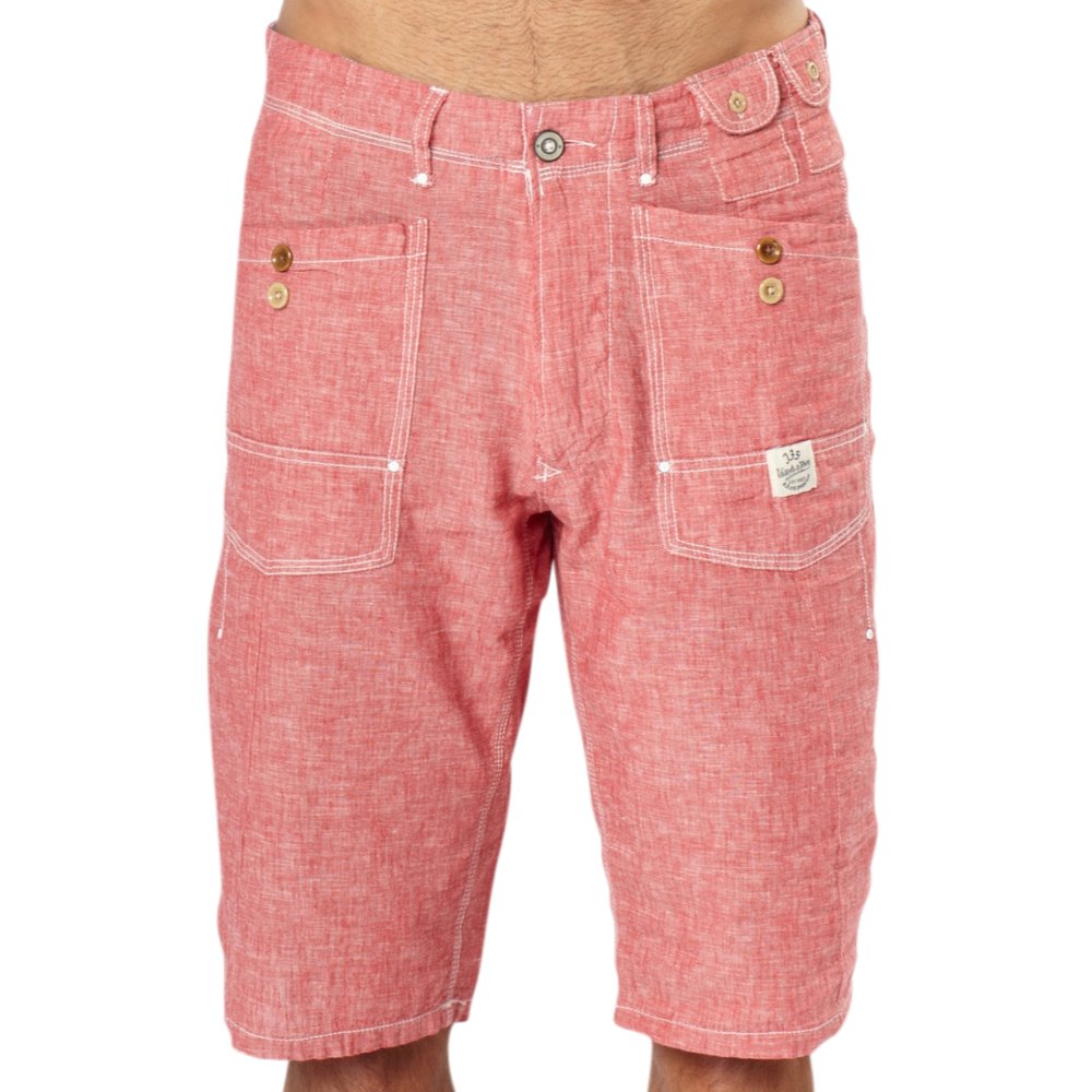 TFG Men's Cargo Shorts - Breathable Linen Summer Shorts for Casual Wear | Comfortable Outdoor, Travel & Beach Shorts for Men